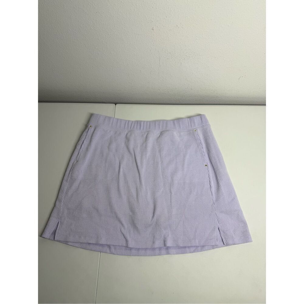 Sport Savvy Athletic Scort Lavender Cotton Lined Pockets Size 1X
